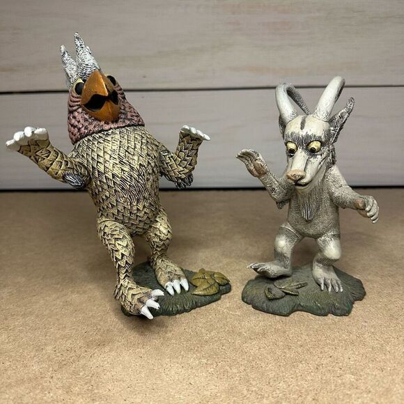 McFarlane Toys 2000 Where The Wild Things Are Set of 2 Figurines - Picture 1 of 7